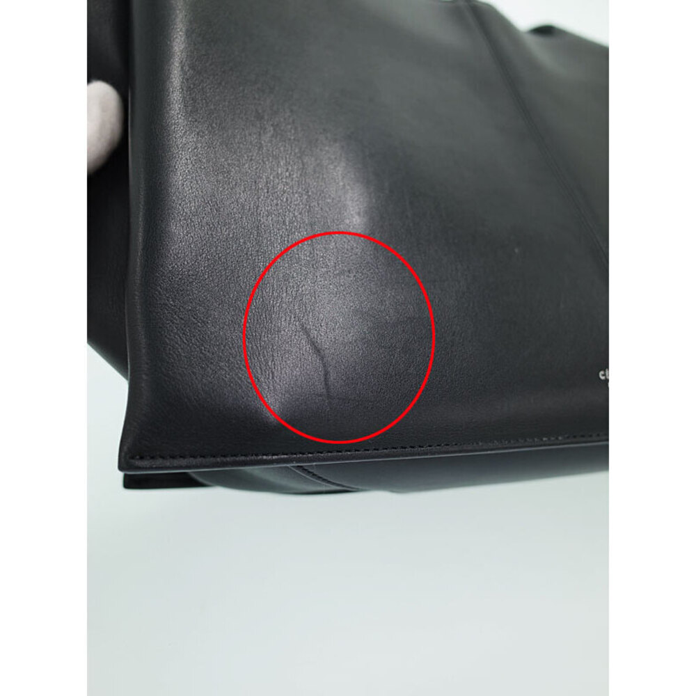 Celine Trifold Tote Grained Leather Shoulder Bag - Picture 6 of 9